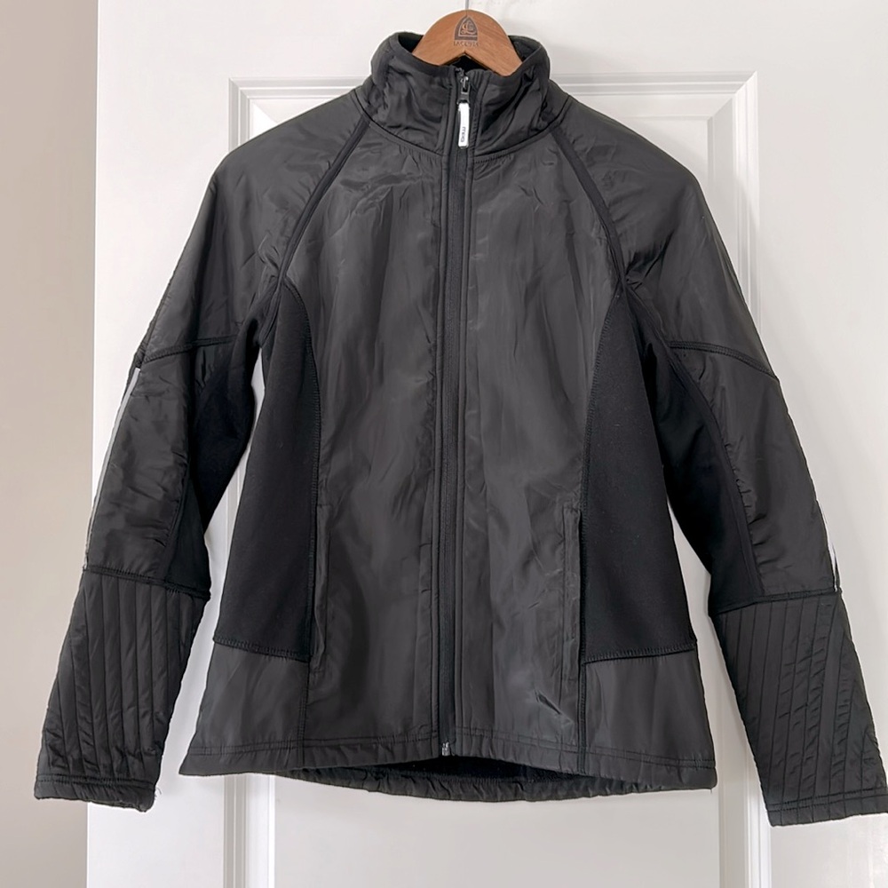 MPG Motivate Rain Shield Moto Running Jacket w Reflective Elements Fleece Lining